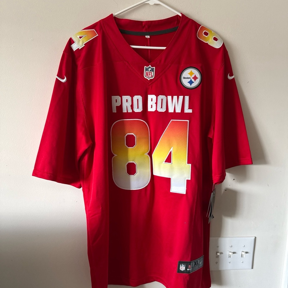 Men’s Nike Antonio Brown 2018 Pro Bowl Autographed NFL Jersey Sz XL - NWT RARE - Picture 7 of 7